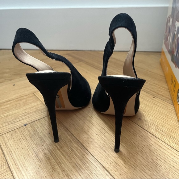 Sam Edelman suede sling back heels - Picture 3 of 7